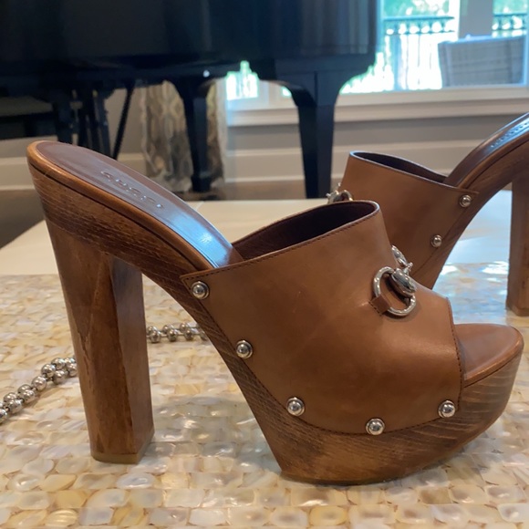 Gucci wooden platform knockouts - Picture 5 of 13